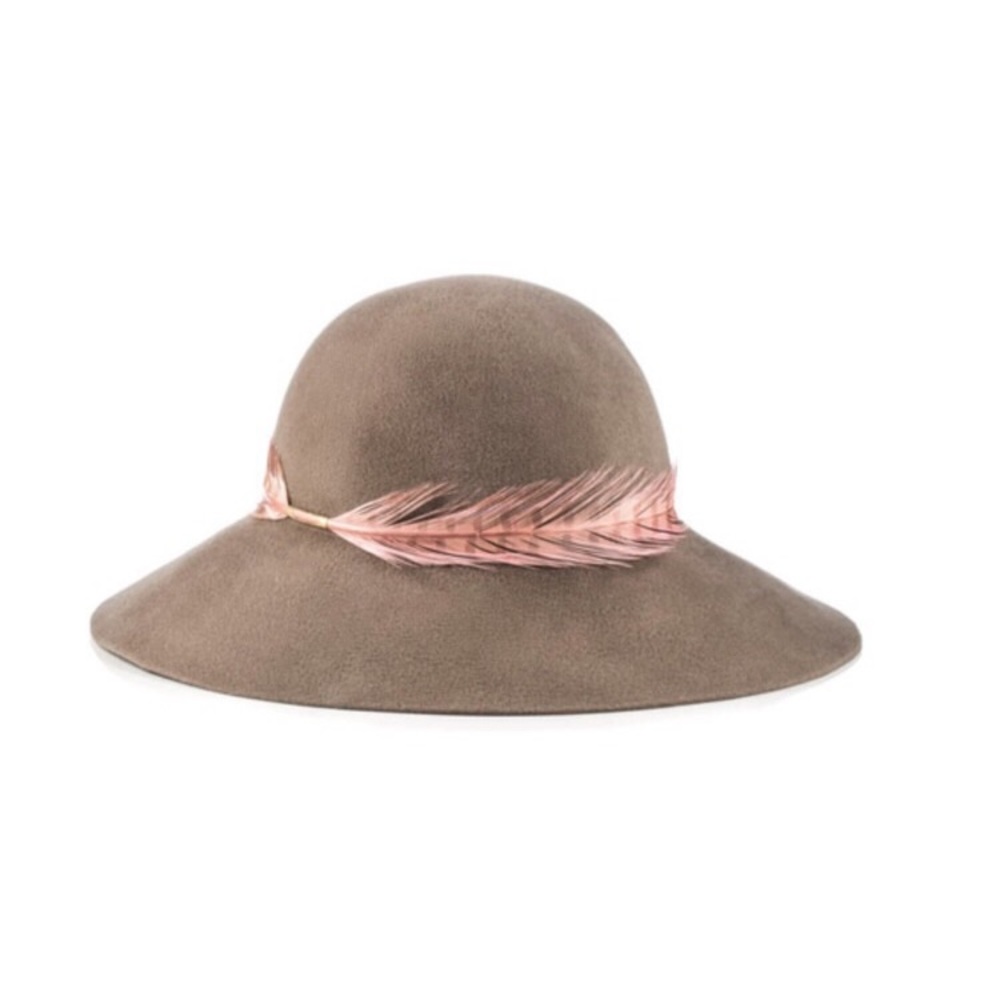 Eugenia Kim - Blake Hat with a Pink Feather